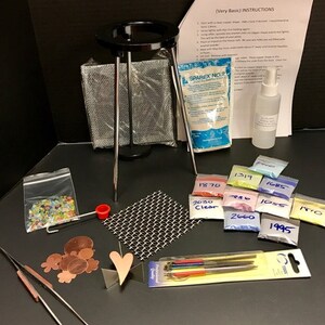 BEGINNER'S Enameling Kit for TORCH FIRING Exclusive from Enamel Warehouse