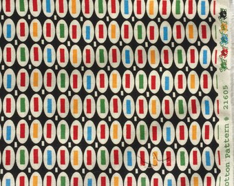 American Jane Pezzy Print black multi moda fabrics Fat Quarter yard or more