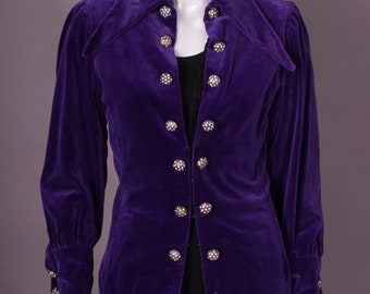70s Velvet Jacket, Gr. 36