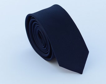 Navy Silk Ties. Navy Skinny Ties.Navy Wedding Ties. Groomsmen Ties.Matching Set. Gifts