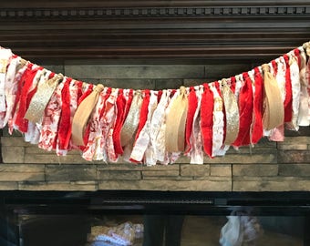 Christmas Fabric Garland
