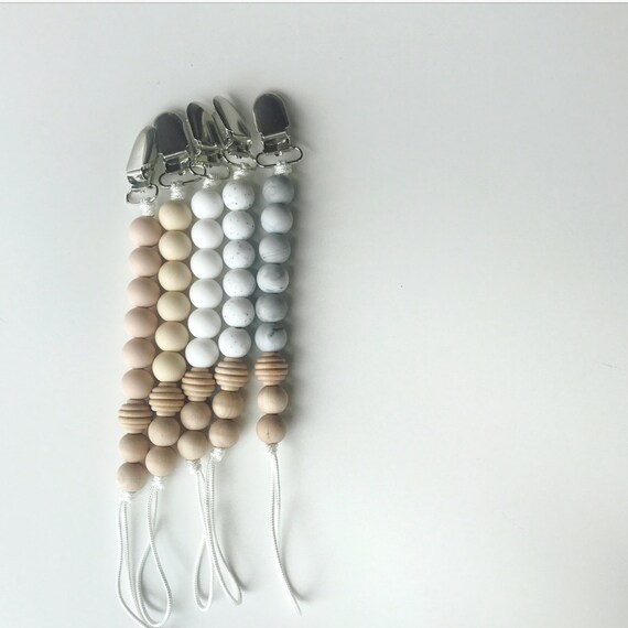 Silicone Pacifier Clip - NomiLu SILICONE Clip - Spring into Color