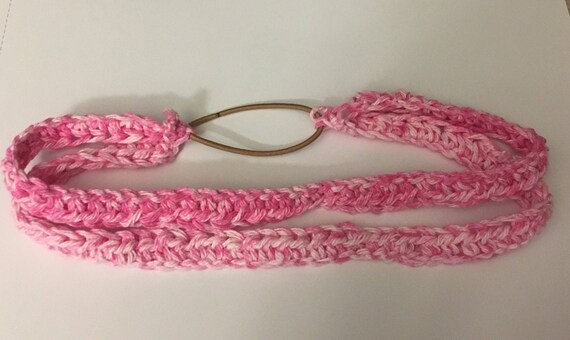Crochet headband, womens headband, pink headband, hair accessories, hair band, spring colors