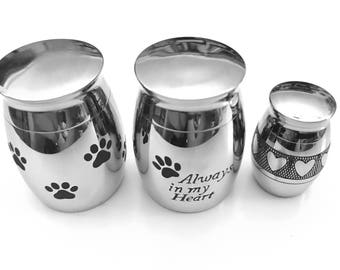 Dog Paw Urn, Cremation Necklace, Pet Urn, Dog Paw Urn Vessel, Pet Ashes Holder, Cremation Urn, Memory Urn, Urn
