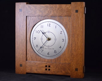 Craftsman II Medium - Mission Style Wall Clock