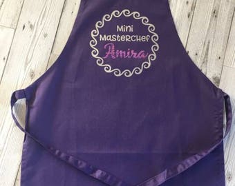 Childrens 'Mini Masterchef' apron & utensil gift set