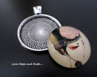 Setting cabochon (25mm)