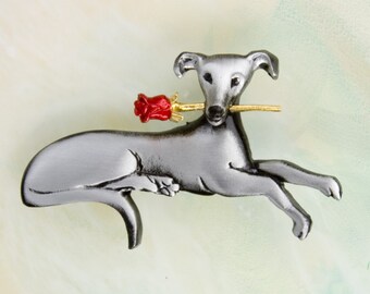 B423 Greyhound Pin/Pendant