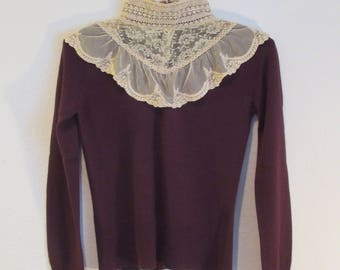 Victorian Collar Sweater