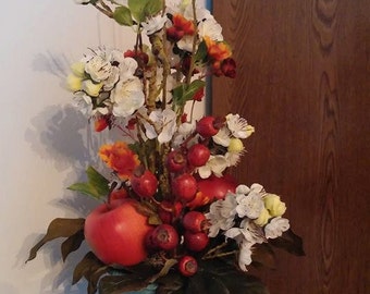 Apple Blossoms in Picturesque Vase
