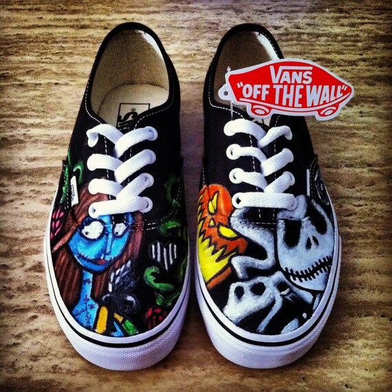 Nightmare Before Christmas Adult Custom VANS Shoes