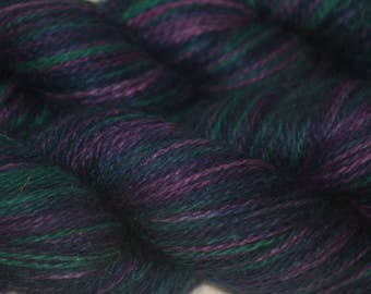 Silk/ Cashmere Yarn Hand-painted "Rowena"