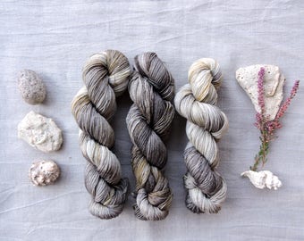 Brown Mix 4ply - Hand Dyed Yarn - 100% merino wool