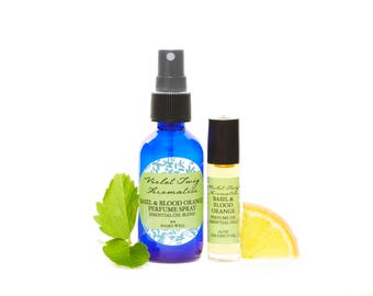 Basil Cologne - Men's Cologne - Organic Cologne - Men's Basil Cologne - Rollerball Oil - Cologne Spray - Essential Oil Cologne - Men's Gift