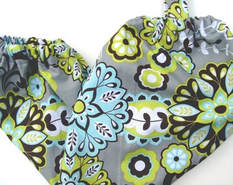 Plastic Grocery Bag Holder Gray Blue Bright Green Modern