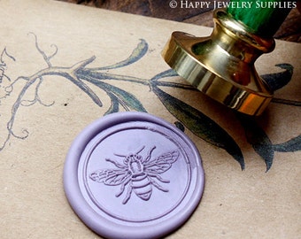 Buy 1 Get 1 Free - Wax Seal Stamp - 1pcs Bee Metal Stamp / Wedding Wax Seal Stamp / Sealing Wax Stamp (WS046)