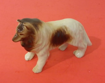 Vintage Collie Figurine, Lassie, Occupied Japan, 1950
