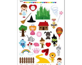 Wizard of Oz Stickers - Disney Planner Stickers