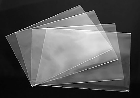 Clear No Flap Greeting Card and Notecard Sleeves Packs of 100