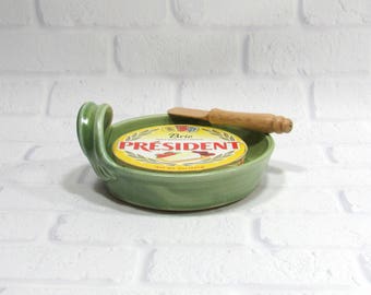 Brie Baker - Ceramic Cheese Baker - Pottery Brie Baker - dip dish - cheese plate - appetizer dish - baking dish - serving dish - bakeware