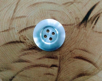 Buttons made of aluminum, round button, 4 button holes, knit, button sewing button hook, ornament curtains, handbag ornament, 5 cm