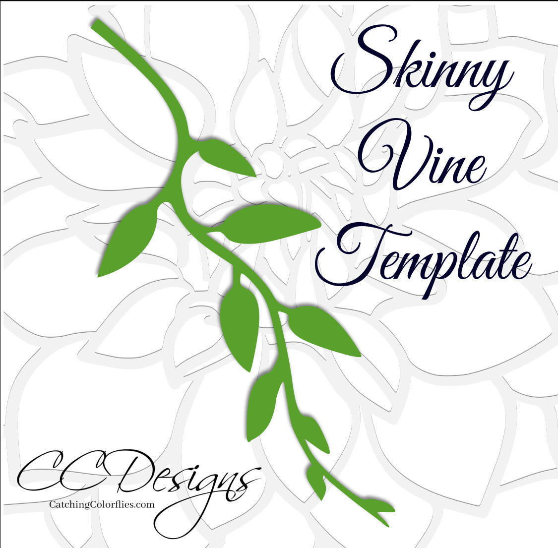 Download Skinny Vine SVG Cut file Leaf and Vine Templates Paper