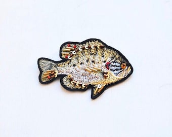 Embroidered Brooch "Perch"