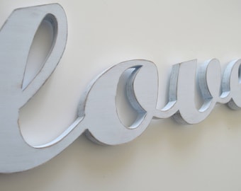 Love Sign - Wood Love Sign - Wooden Love Sign - Wedding Sign