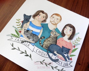 Custom Portrait Original illustration. Custom portrait