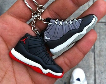 100 X Air Jordan key chains lot sneaker heard nike retro keys keyring shoe lebron yeezy