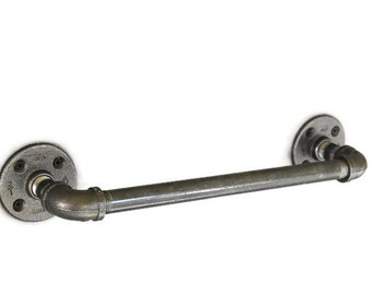 Industrial Pipe Towel Bar, Bathroom Towel Hook, Iron Pipe Towel Holder, Rustic Towel Bar, Industrial Towel Rack, Hand Towel Holder, Rod