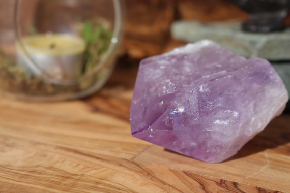 Premium Quality Bolivian Amethyst Point 195g, Standing Amethyst, Premium Natural Amethyst, Purple Crystal Point, Crystal Home Decor