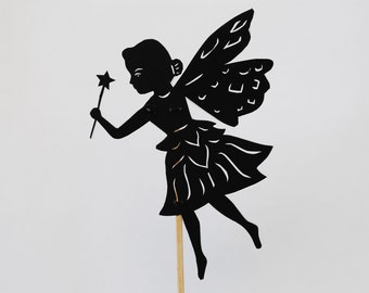 Princess Fairy Shadow Puppet - Hand cut