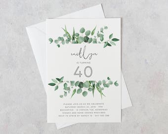 simple birthday invites