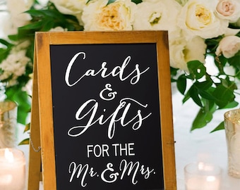 Cards and Gift Sign - Cards Sign - Gift Sign - Wedding Cards and Gifts Sign - Wedding Sign - Wedding Decor - Wedding Reception - Gift Table