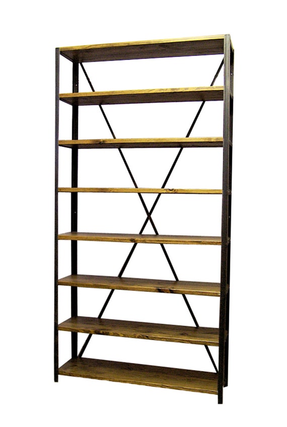 WALL DIVIDER BOOKCASES: Made to Order of Recycled Steel