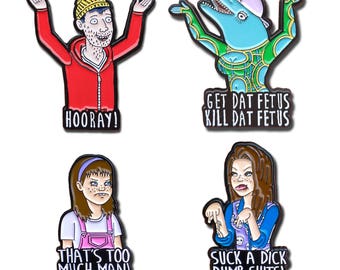 Bojack Horseman Enamel Pin Set