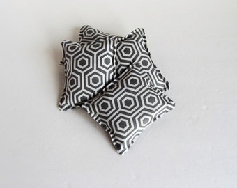 Gray Lavender Sachet Set, Organic Lavender Sachets, Gray Dresser Sachets