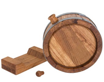 1L Oak Whiskey Rum Spirits Storage