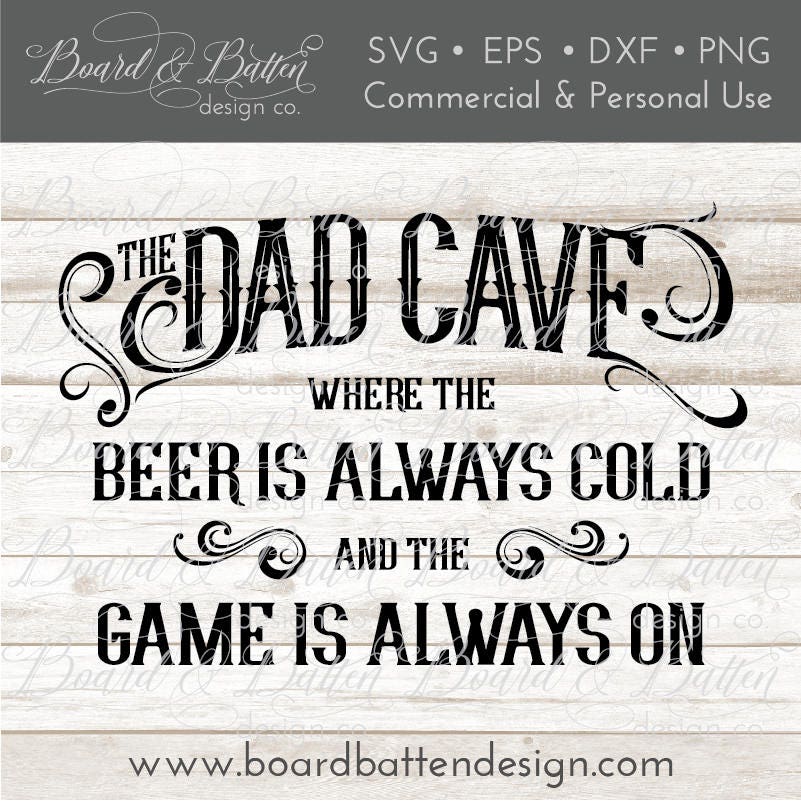 Download Dad svg Fathers Day SVG Dad Sign Svg Files Man Cave SVG