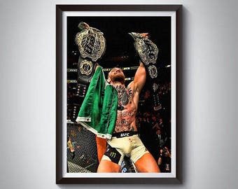 MMA Mixed Martial Arts Inspired Art Poster Painting Print 8