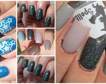 Holo Back Girl! - Scattered Holographic Glitter Topper Nail Polish