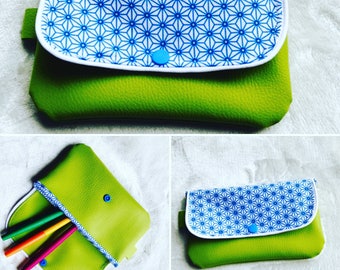 Trendy and colorful pouch