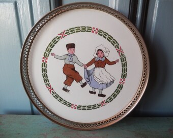 1913 Antique German Porcelain Serving Tray!