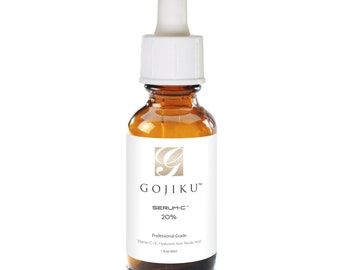 Vitamin C Serum 20% for face, Vitamin E+Hyaluronic Acid+Ferulic Acid, Anti Aging, Collagen Booster, Fade Acne Scars, Reduce Wrinkles,1 fl oz