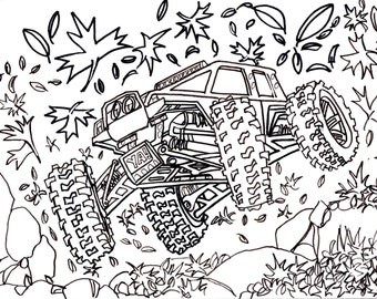 5 Traxxas Summit Coloring Pages Drawing Truck 4x4 RC