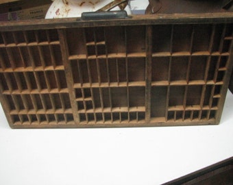 Vintage Printer Drawer,Letterpress Tray. 342
