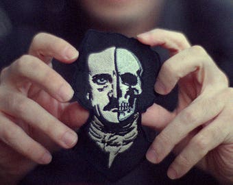 Edgar Allan Poe embroidered patch