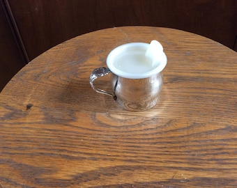 Oneida Silver Plate Baby Cup with lid