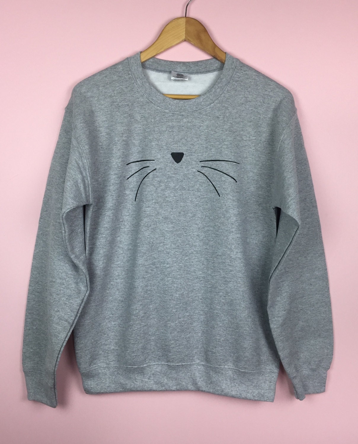 Cat face shirt. Cat Sweatshirt. Cat lover gift. Cat face